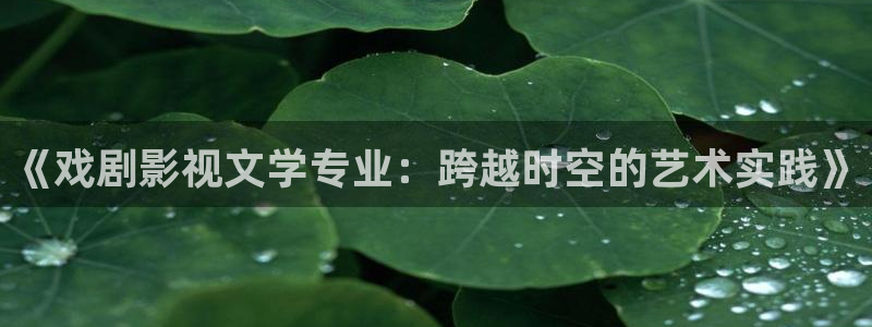色七七影院久色桃花：《戏剧影视文学专业：跨越时空的艺术实践》